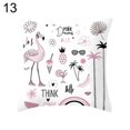 thumbnail image 2 of Koszal Housse de Coussin Carré Flamant Rose Adorable Article de Literie, 2 of 7