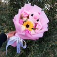 thumbnail image 4 of Muñecos de peluche de Lilo Stitch con ramo de flores de rosas de jabón, animales de peluche de anime, decoración del hogar, regalo de San Valentín y Navidad, 4 of 5