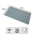 thumbnail image 2 of Tapetes de silicona para secar platos para cocina, almohadilla para encimera, soporte para olla caliente resistente al calor, salvamanteles para tapete de barra, 1 paquete, 2 of 5