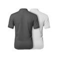 thumbnail image 2 of FashionOutfit Men's Solid Cool Dri-Fit Active Athletic Golf Short Sleeves Polo Shirt, 2 of 3