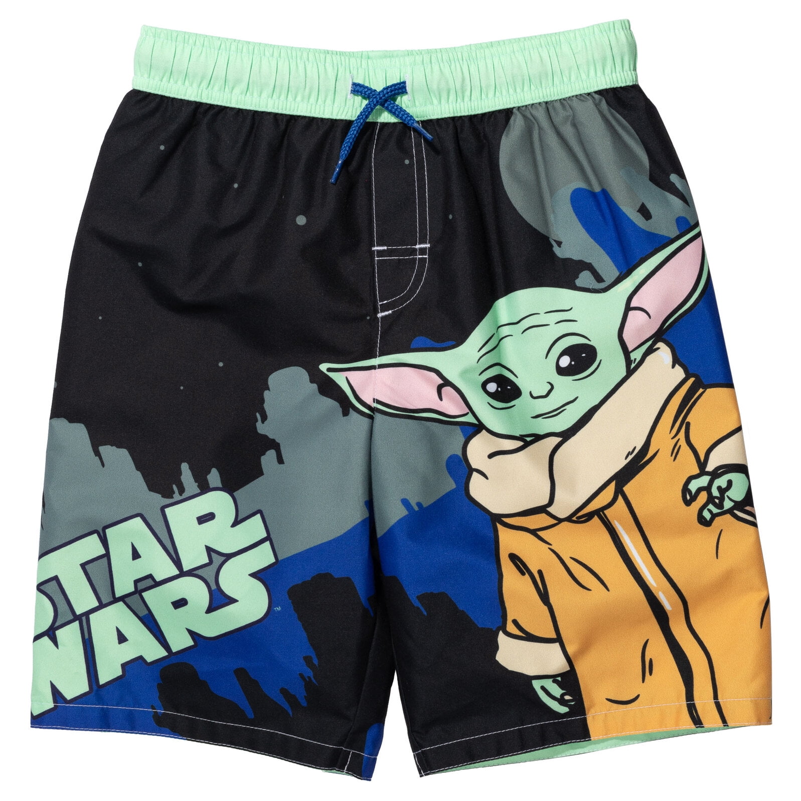 Star Wars The Mandalorian Baby Yoda Little Boys Swim Trunks Bathing