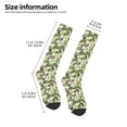 thumbnail image 2 of Naloa Jungle Animals Thigh High Socks Extra Long Stretchy Sock Women Over Knee High Opaque Stocking Daily Wear, 2 of 6