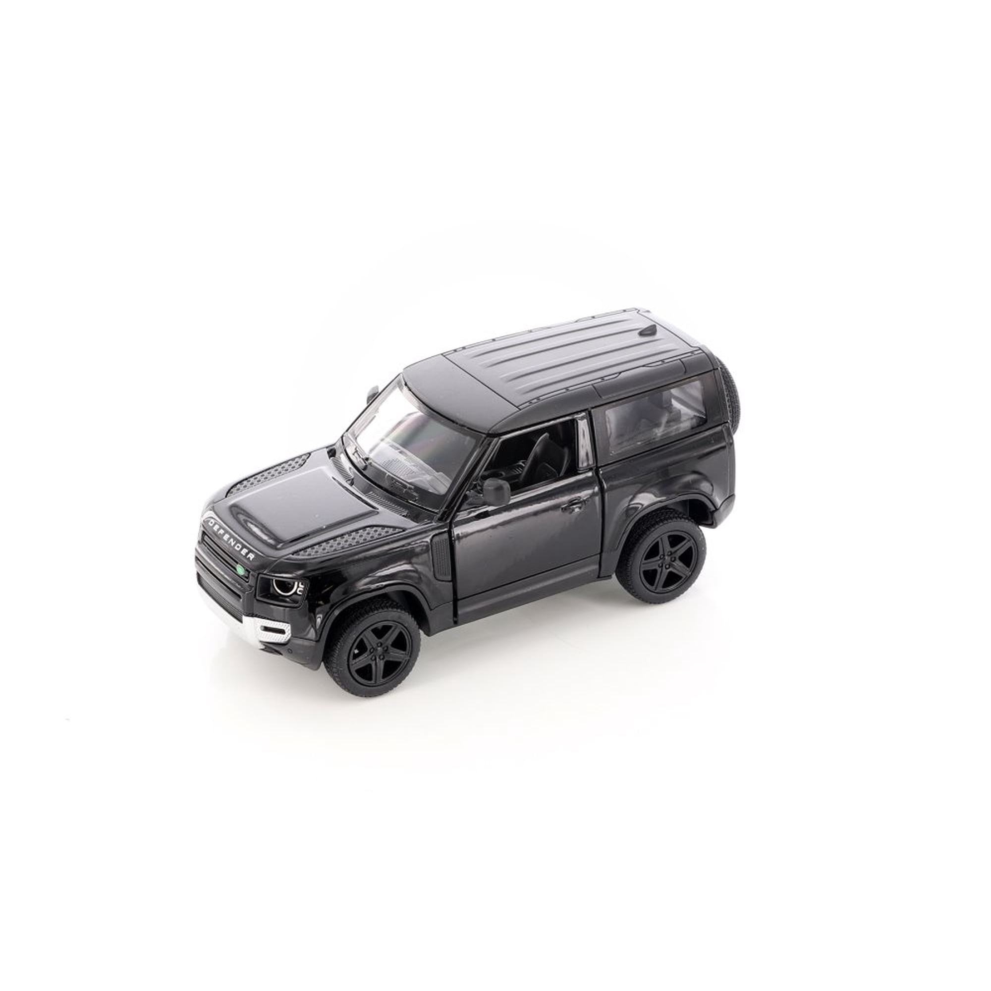 Land Rover Defender 90, Black - Kinsmart 5428D - 1/36 scale Diecast Model Toy Car