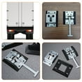 thumbnail image 4 of 2 Ensembles Loquet de Porte de Remorque de Cargaison Support de Porte de Remorque de Remplacement Poignée en T, 4 of 8