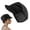 Black, variant on Adjustable Half Mesh Work Hat - Kitchen Cooking Cap, Reusable Washable Bouffant Beanie, Dust-Proof Service Hat, Breathable Summer Ventilation, Unisex, Comfortable, Durable, One Siz