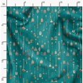 thumbnail image 2 of Soimoi Green Moss Georgette Fabric Arrow Tribal Decor Fabric Printed Yard 42 Inch Wide, 2 of 6
