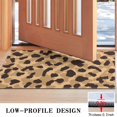thumbnail image 3 of Beige and Black Leopard Pattern Door Rugs,Washable Non Slip Door Mats Indoor,Decorative Door Mats,Entry Mat Indoor for Entrance,Bedroom,Kitchen,Bathroom,17"x30", 3 of 6