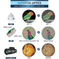 thumbnail image 3 of Telescopio monocular, monocular impermeable de alta definición 12x50 para adultos y niños: soporte rápido para teléfono Bak4 Prism para observación de aves, caza, C kaili Sencillez, 3 of 5