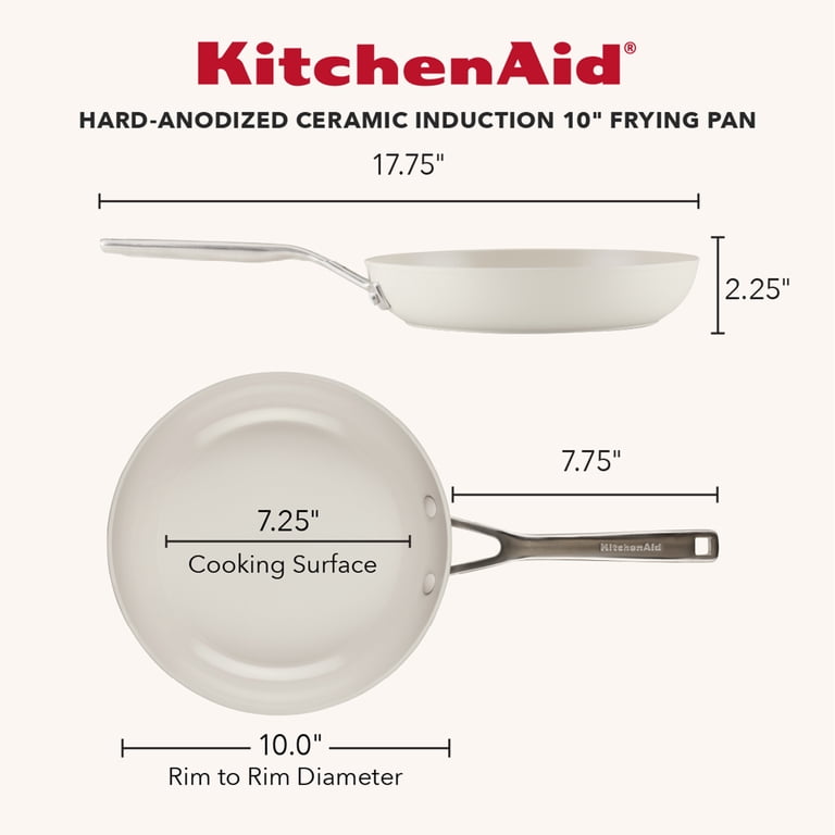 KitchenAid 10-Inch Hard-Anodized Ceramic Nonstick Skillet photo 2