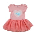 thumbnail image 1 of NFL Team Apparel - Vestido evasé con corazón de lentejuelas y carnero para niñas, rosa, 3T, 1 of 1