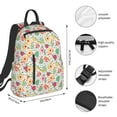thumbnail image 4 of Daiia Turtle Flower School Backpack for Men and Women Lightweight Backpack Durable Backpack Water-Resistant,Travel,Work Bag, 4 of 9