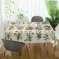 thumbnail image 3 of Yayeee Tablecloths 60" x 90" Rectangle Wrinkle Resistant Party Table Cover, Red Floral, 3 of 8