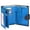 Black and Blue, variant on Small Wallet for Women Genuine Leather RFID Blocking ID WIndow Credit Card Holder - Black and Orange