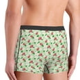 thumbnail image 4 of Rateoe Flower With Ladybug Mens Boxer Briefs Poly Spandex Performance Boxer Briefs Underwear Hem Boxer Briefs - Large, 4 of 8