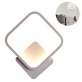 thumbnail image 2 of Lámpara de pared interior LED cuadrado foco de pared 12W para sala de estar dormitorio pasillo escalera cabecera lámpara de pared decoración de dormitorio Ofspeizc 222960-4, 2 of 8