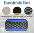 thumbnail image 4 of LAICAIW Car Center Console Cover, Universal Leather Waterproof Armrest Seat Box Cover Protector, Comfortable Car Decor Accessories Fit for Most Cars, Vehicles, SUVs -Blue, 4 of 7