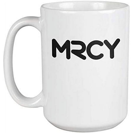 

MRCY Mercy Coffee & Tea Mug for Christian Volunteer & Social Worker (15oz)