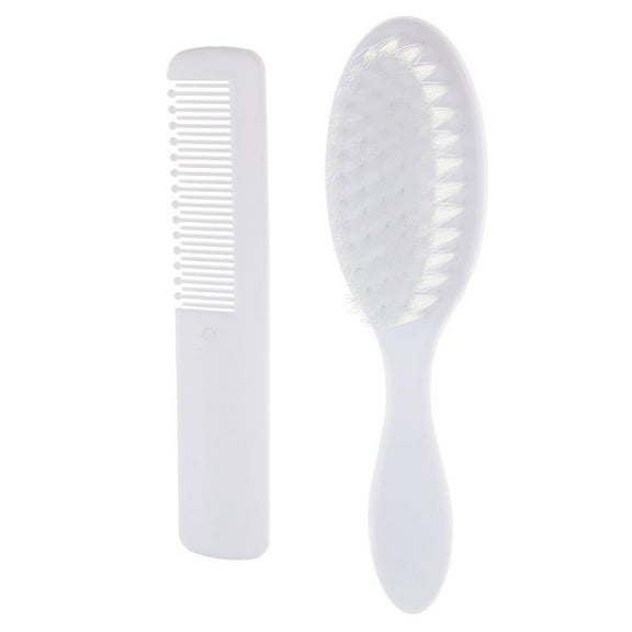 Children hair Brush And Comb Set for Newborn Smooth Hairbrush And Comb for Cradle Perfect Scalp Grooming Product for Infant Kids
