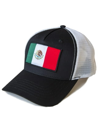 DouZhe Adjustable Washed Cotton Baseball Cap - Mexican Mexico Flag