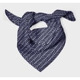 thumbnail image 3 of Bimba Purple Diagonal Line Geometric Printed Pure Silk Scarf For Hair Neck Head Bandanas For Women 40 x 80 Inches, 3 of 6