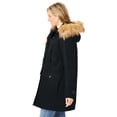 thumbnail image 4 of Woman Within Plus Size Arctic Parka Jacket & Hood 34" Long Down Blend Winter Coat, 4 of 6
