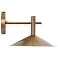 thumbnail image 4 of Nuvo Lighting Corrine 10 Inch LED Wall Sconce Burnished Brass 3K/4K/5K CCT Selectable - Burnished Brass, 4 of 5