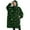 Dark Green Christmas, variant on Oversized Wearable Blanket Hoodie,Dark Green Christmas Tree and Star Pattern Sherpa Blanket Hoodie with Super Pockets,Super Warm Fuzzy Pullover for Women & Men