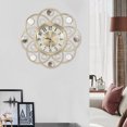 thumbnail image 1 of Reloj de pared, reloj de pared colgante elegante de estilo europeo, decoración, reloj de pared para el hogar, durabilidad mejorada, 1 of 8