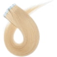 thumbnail image 4 of AmPm Extensions de Cheveux Tape In Cheveux Humains 20 Pcs 16 Pouces 50g /blond Foncé/ Ombre 100 % Remy Cheveux Humains Balayage Racines Cheveux Invisibles Sans Couture Trame de Peau Ruban Double Face pour Femmes, 4 of 7