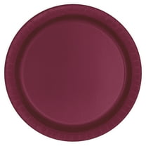 Disposable Paper Plates, 9", Burgundy, 20 Pieces, by Way To Celebrate