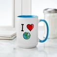 thumbnail image 4 of CafePress - I Heart Earth Large Mug - 15 oz Ceramic Large White Novelty Mug, 4 of 4