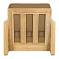 thumbnail image 6 of SAFAVIEH Couture Montford Brazilian Teak Armchair, Natural Teak/Brown, 6 of 11