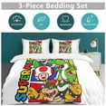 thumbnail image 2 of Mario 3-Piece All Season Bedding Set, Comforter Set with Pillow Shams for Bedroom & Dorm Decor, Ideal Gifts for Women Men Teens Friends Family, 2 of 7