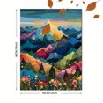 thumbnail image 3 of Vibrant Impressionist Floral Landscape Textured Canvas Print， Suitable for Living Room， Bedroom， Dining Room， Hallway， Office Decor, 3 of 8