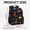 thumbnail image 7 of Jeiento Tractor 13.5 Inch Lightweight Backpack for Toddler Boys, Preschool Kids School Bag for 2-5 Year Old, 2 Front Pockets + 2 Mesh Side Pockets, 7 of 7