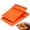 Orange(2packs), variant on 16x11.5 Inch Silicone Griddle Mat, 2-Piece Heat Resistant Non-Slip BBQ Drip Tray Pad Compatible with Blackstone Griddle, Kitchen Countertop Outdoor Cooking