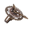 thumbnail image 2 of Steampunk Gear Clockwork Mecánico hecho a mano Punk Regalo de especial Dorado + plata Sunnimix Anillo Steampunk Gears, 2 of 6