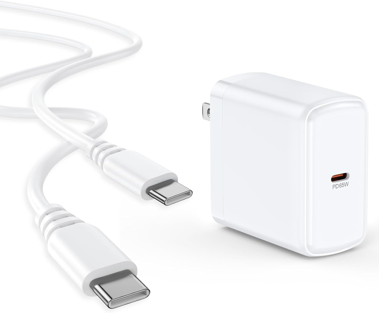 RGHJAR-65W Super Fast Charger Block Plug with 6FT USB C to USB C Cable Fast Charging Android Phone Power Adapter for Samsung Galaxy S26/S26 Ultra/S26+/S25 Ultra/S25/S25+/S24 Ultra/S24/S24+/S23/A17/A5