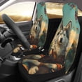 thumbnail image 3 of Fotbe Forest Maple Leaf Husky Pattern Automotive Seat Covers for Cars Trucks and SUVs – Car Seat Covers for Front Seats,Protective Seat Covers,Vehicle Seat Covers, Set of 2, 3 of 9
