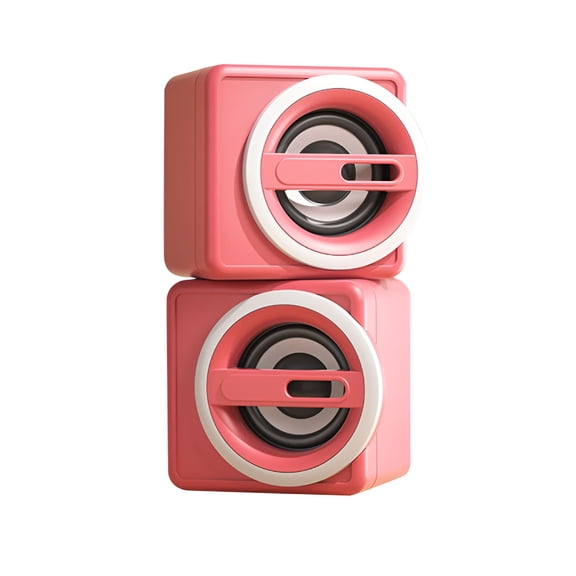 GJX Computer Speakers Desktop Mini Soundbox Desktop Laptop USB Subwoofer Speaker Electronics