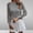Gray, variant on AXXD Basic Work Blouses for Women Summer 2024 Trendy Round-Neck Long Sleeve Casual T-shirt Top Solid Blouse