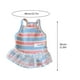 thumbnail image 4 of Ropa de verano perrito vestido sin mangas rayado, falda de perrito para perros pequeños medianos, vestido de perrito de algodón, para paseos, para eventos, para hogar, ajustable, ligero,, 4 of 6