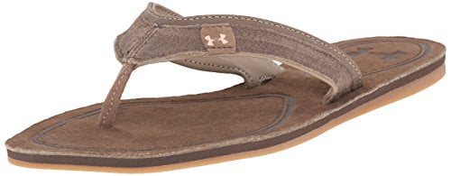 under armour leather flip flops