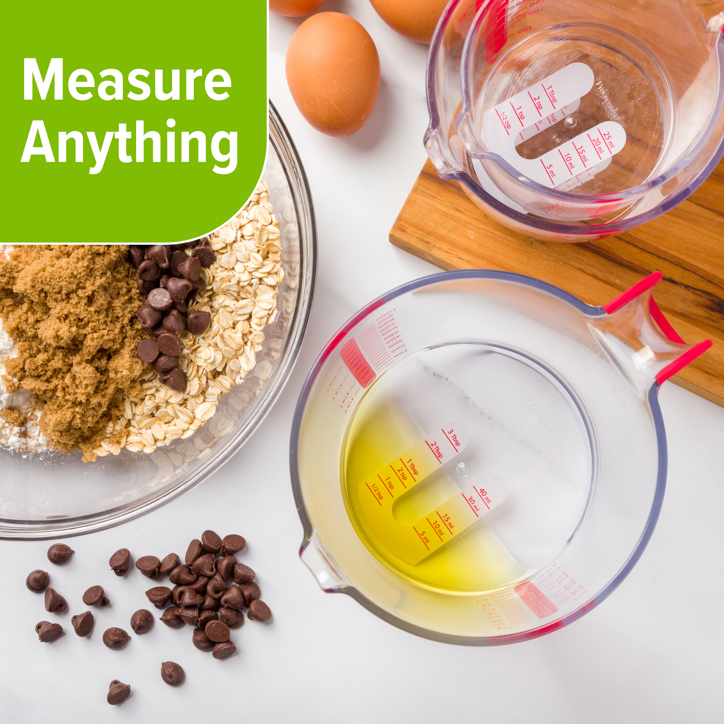 PrepSolutions 3-Piece Liquid Measuring Cup Set photo 2
