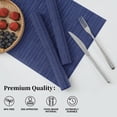 thumbnail image 2 of Juego de 8 manteles individuales Leetaltree Blue, resistentes al calor, antideslizantes, 2 of 9