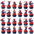 thumbnail image 2 of 25PCS Spider-Man Cupcake Toppers Cake Toppers, Happy Birthday Party Supplies Cake Decorations for, Kids Birthday Party, 2 of 4
