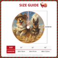 thumbnail image 2 of Rateoe Farm Corgi German Shepherd Pattern Christmas Tree Skirt with Ties , Christmas Tree Decorations, Farmhouse Christmas Decor Xmas Holiday Decorations-30", 2 of 6