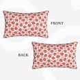 thumbnail image 4 of Kdxio Cotton Pillow Cases 16"x24" Pillowcases,Soft and Breathable Bedroom Pillow Cases-Strawberry Flower, 4 of 8