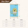 thumbnail image 3 of Wow Wow Wubbzy Poster Canvas Wooden Shaft Hanging Poster Home Decor, Aesthetic Wood Frames Scroll Painting Wall Art for Living Room Bedroom Office 16"X24", 3 of 7
