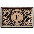 thumbnail image 2 of Nedia Home O2319F 22 x 36 Po Heavy Duty Coco Mat Monogrammé F, 2 of 4